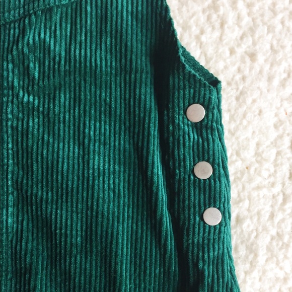 Forever 21 Jade Green Overall Jumper Dress - Picture 7 of 8